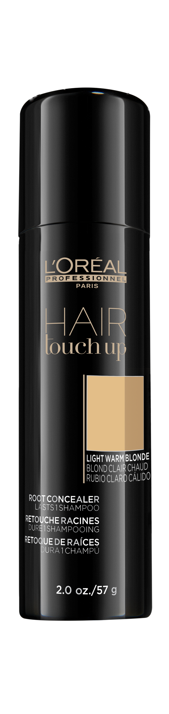 hair touch up blond chaud