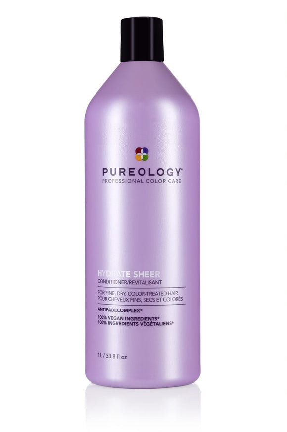 Hydrate Sheer (cheveux fins) Revitalisant - Pureology - 1L